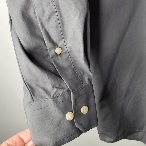 Stafford Travel Easy-Care Stretch Top Sz M - Picture 4 of 11